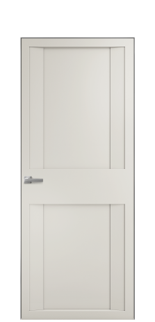 Дверь межкомнатная Podio 01 Цвет Дымчатый Покрытие Эмаль  Наличник Скрытый короб хром Цена 49450