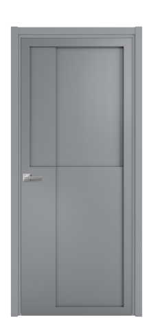 Дверь межкомнатная Подио 02 Цвет Гриджио Покрытие Эмаль  Наличник L 50 Цена 51168