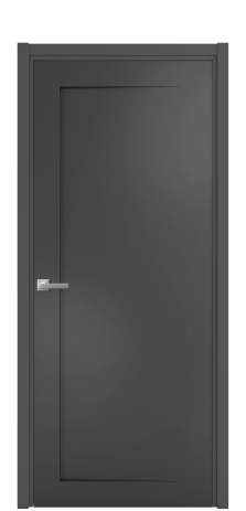 Дверь межкомнатная Podio 03 Цвет Антрацит Покрытие Эмаль  Наличник L 50 Цена 51168