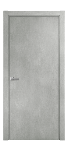 Дверь межкомнатная Porte 39-00 Цвет Бетон серый Покрытие ПВХ ORIGINAL Наличник L 75 Цена 18764