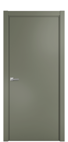 Дверь межкомнатная Porte 39-00 Цвет Зеленый Покрытие Эмаль  Наличник L 75 Цена 33100