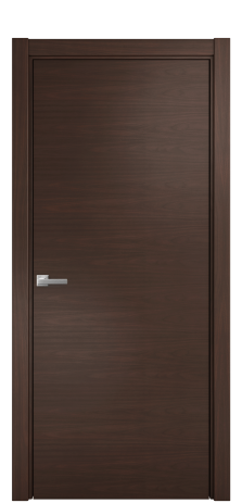 Дверь межкомнатная Porte 39-00 Цвет Каштановый Орех Покрытие Шпон натуральный горизонталь Наличник L 75 Цена 41990