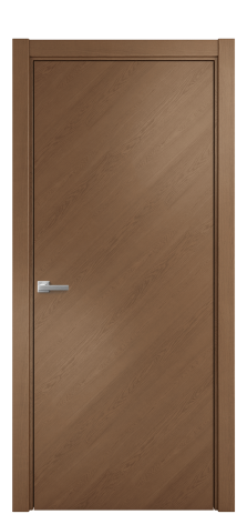 Дверь межкомнатная Porte 39-00 Цвет Дуб Темный Покрытие Шпон натуральный диагональ Наличник L 75 Цена 44625