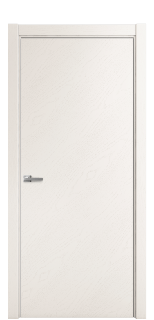 Дверь межкомнатная Porte 39-00 Цвет Ясень Молочный Покрытие Шпон крашеный диагональ Наличник L 75 Цена 41400