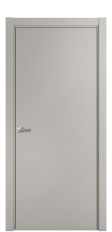 Дверь межкомнатная Porte 39-00 Цвет Ясень Серый Шелк Покрытие Шпон крашеный диагональ Наличник L 75 Цена 41400