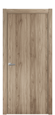 Дверь межкомнатная Porte 39-00 Цвет Орех NY смоук Покрытие ПВХ WOOD NATURAL Наличник L 75 Цена 24575
