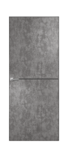 Дверь межкомнатная Slot 10-001 Цвет Ice cacao Покрытие ПВХ ORIGINAL Наличник Скрытый короб хром Цена 39660