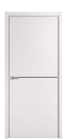 Дверь межкомнатная Slot 10-001 Цвет Ясень Крем Покрытие Шпон крашеный  Наличник L 50 Цена 45875