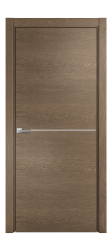 Дверь межкомнатная Slot 10-001 Цвет Дуб Мускат Покрытие Шпон натуральный  Наличник L 75 Цена 48750