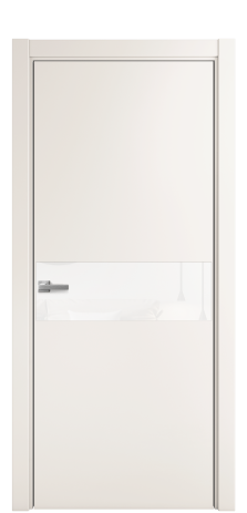 Дверь межкомнатная Ветро 11 Цвет Молочный Покрытие Эмаль  Наличник L 75 Цена 45575