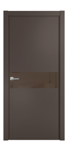 Дверь межкомнатная Ветро 11 Цвет Коричневый Покрытие Эмаль  Наличник L 75 Цена 47073