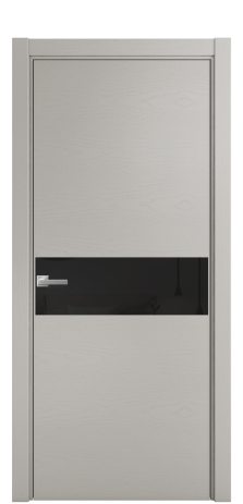 Дверь межкомнатная Ветро 11 Цвет Ясень Серый Шелк Покрытие Шпон крашеный  Наличник L 75 Цена 48775