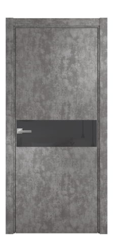 Дверь межкомнатная Vetro 11 Цвет Ice cacao Покрытие ПВХ ORIGINAL Наличник L 75 Цена 34100