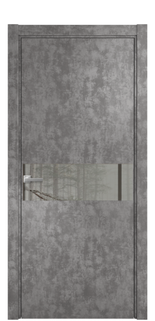 Дверь межкомнатная Vetro 11 Цвет Ice cacao Покрытие ПВХ ORIGINAL Наличник L 75 Цена 34600