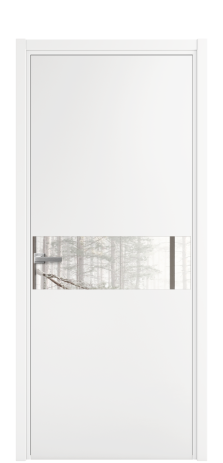 Дверь межкомнатная Vetro 11 Цвет Крем Покрытие Эмаль  Наличник L 50 Цена 45575