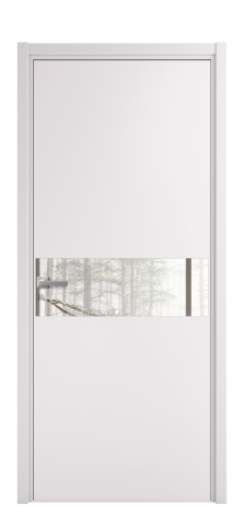 Дверь межкомнатная Vetro 11 Цвет Облачный Покрытие Эмаль  Наличник L 50 Цена 45575
