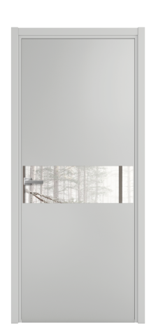 Дверь межкомнатная Vetro 11 Цвет Дымчатый Покрытие Эмаль  Наличник L 50 Цена 45575