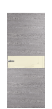 Дверь межкомнатная Vetro 11 Цвет Американский Орех Покрытие Шпон натуральный  Наличник L 75 Цена 56700