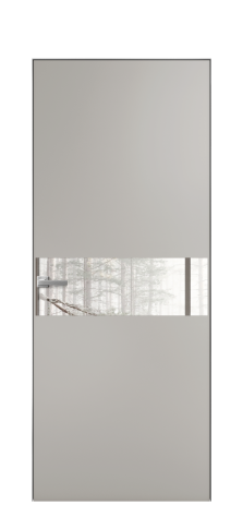 Дверь межкомнатная Vetro 11 Цвет Камень темный Покрытие ПВХ ORIGINAL Наличник Скрытый короб хром Цена 43060