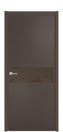 Дверь межкомнатная Vetro 11 Цвет Гриджио Покрытие Эмаль  Наличник L 50 Цена 47573