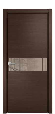 Дверь межкомнатная Vetro 11 Цвет Дуб Кварц Покрытие Шпон натуральный  Наличник L 75 Цена 51650