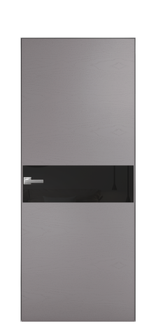 Дверь межкомнатная Vetro 11 Цвет Ясень Белый Покрытие Шпон крашеный  Наличник L 50 Цена 48775