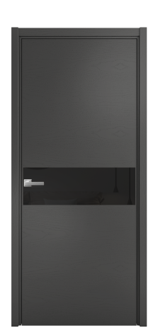 Дверь межкомнатная Vetro 11 Цвет Ясень Молочный Покрытие Шпон крашеный  Наличник L 50 Цена 48775