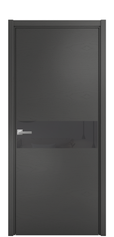 Дверь межкомнатная Vetro 11 Цвет Ясень Молочный Покрытие Шпон крашеный  Наличник L 50 Цена 48775