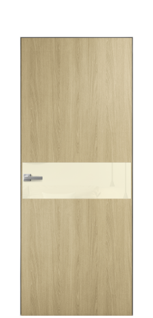 Дверь межкомнатная Vetro 11 Цвет Maderaira oak amber Покрытие ПВХ WOOD NATURAL Наличник Скрытый короб хром Цена 40336