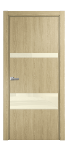 Дверь межкомнатная Vetro 12 Цвет Maderaira oak amber Покрытие ПВХ WOOD NATURAL Наличник L 75 Цена 25884