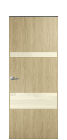 Дверь межкомнатная Vetro 12 Цвет Maderaira oak amber Покрытие ПВХ WOOD NATURAL Наличник Скрытый короб хром Цена 42024