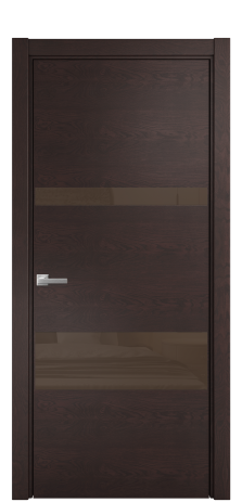Дверь межкомнатная Vetro 12 Цвет Мореный Дуб Покрытие Шпон натуральный  Наличник L 75 Цена 51150