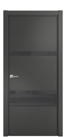 Дверь межкомнатная Vetro 12 Цвет Ясень Антрацит Покрытие Шпон крашеный  Наличник L 75 Цена 44150 Дверь межкомнатная Vetro 12 Цвет Ясень Антрацит Покрытие Шпон крашеный  Наличник L 75 Цена 44150