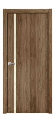 Дверь межкомнатная Vetro 13 Цвет Орех NY классический Покрытие ПВХ WOOD NATURAL Наличник L 75 Цена 24196