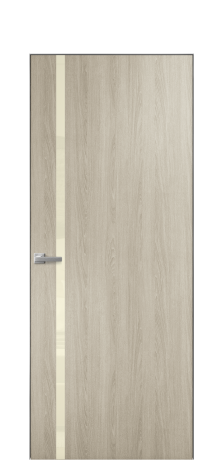 Дверь межкомнатная Vetro 13 Цвет Maderaira oak sand Покрытие ПВХ WOOD NATURAL Наличник Скрытый короб хром Цена 40336