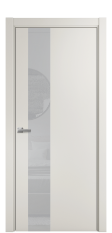 Дверь межкомнатная Ветро 14 Цвет Лайт Грей Покрытие ПВХ SOFT (ПЭТ) Наличник L 75 Цена 34600