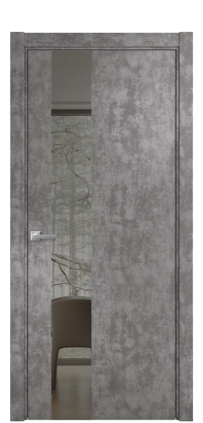 Дверь межкомнатная Ветро 14 Цвет Айс какао Покрытие ПВХ ФАКТУРНЫЕ Наличник L 75 Цена 34600