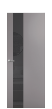 Дверь межкомнатная Ветро 14 Цвет Ирис Покрытие Эмаль  Наличник Скрытый короб хром Цена 45550