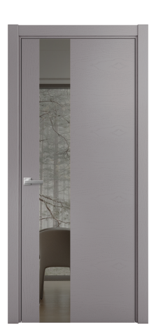 Дверь межкомнатная Ветро 14 Цвет Ясень Ирис Покрытие Шпон крашеный  Наличник L 75 Цена 49275