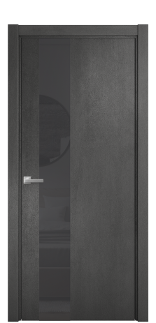 Дверь межкомнатная Ветро 14 Цвет Камень темный Покрытие ПВХ ФАКТУРНЫЕ Наличник L 75 Цена 34100