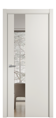 Дверь межкомнатная Ветро 14 Цвет Лайт Грей Покрытие ПВХ SOFT (ПЭТ) Наличник L 75 Цена 8700