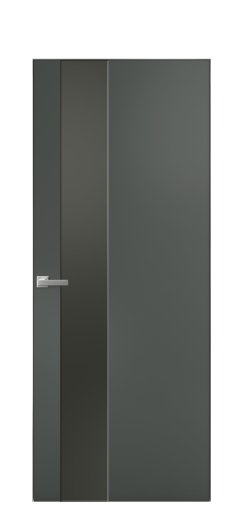 Дверь межкомнатная Ветро 14 Цвет Зеленый Покрытие Эмаль  Наличник L 75 Цена 47073