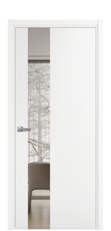 Дверь межкомнатная Vetro 14 Цвет Крем Покрытие Эмаль  Наличник L 50 Цена 45575