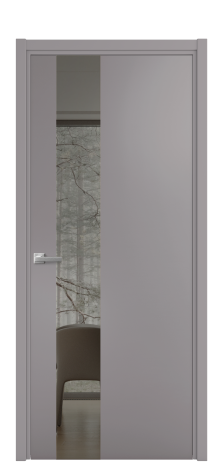 Дверь межкомнатная Vetro 14 Цвет Лиловый Покрытие Эмаль  Наличник Скрытый короб хром Цена 64208