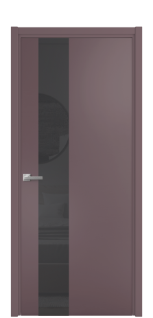 Дверь межкомнатная Vetro 14 Цвет Коричневый Покрытие Эмаль  Наличник Скрытый короб хром Цена 64208