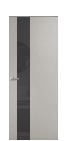 Дверь межкомнатная Vetro 14 Цвет Ясень Ирис Покрытие Шпон крашеный  Наличник L 50 Цена 48775