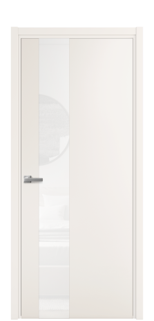 Дверь межкомнатная Vetro 14 Цвет Ice cacao Покрытие ПВХ ORIGINAL Наличник Скрытый короб хром Цена 43060