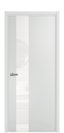 Дверь межкомнатная Vetro 14 Цвет Бетон известковый Покрытие ПВХ ORIGINAL Наличник Скрытый короб хром Цена 43060