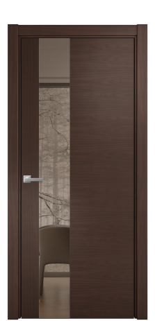 Дверь межкомнатная Vetro 14 Цвет Дуб Светлый Покрытие Шпон натуральный  Наличник Скрытый короб хром Цена 66610