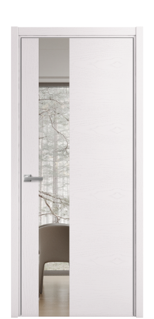 Дверь межкомнатная Vetro 14 Цвет Дуб Марракеш Покрытие Шпон натуральный  Наличник Скрытый короб хром Цена 67110